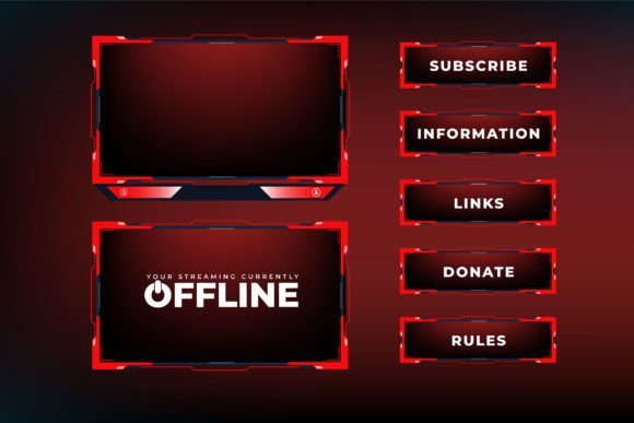 Elevate Your Gaming Broadcast: The Power of the Modern Gaming Interface Decoration Template
