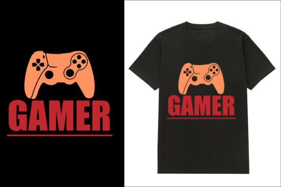 Elevate Your Merch with Gaming T-shirt Design 21