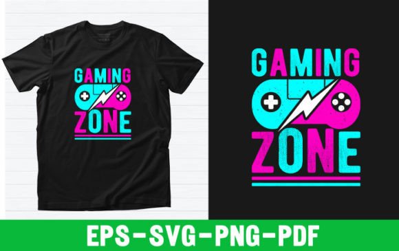 For Game Lovers: Designing with the Gaming Zone Printable T-Shirt and Sticker Pack