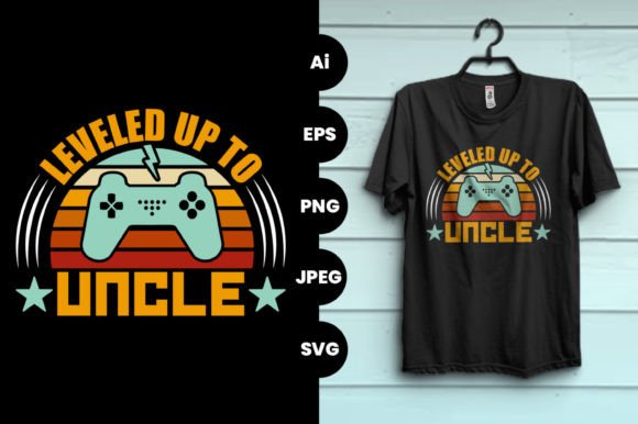 From Casual Player to Community Icon: The Strategic Value of the Leveled Up to Uncle Funny Gaming T-shirt
