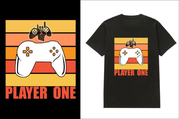 Gaming T-shirt Design 07: A Professional Design Solution for Merchandise Creators