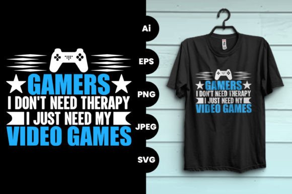 Level Up Your Merch: The Role of Video Gaming Typography Tshirt Design