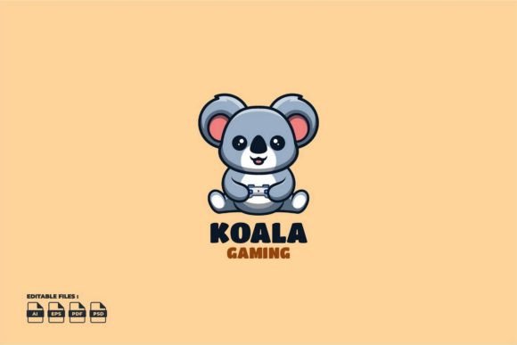 The Gaming Koala: Your Versatile Kawaii Creative Mascot