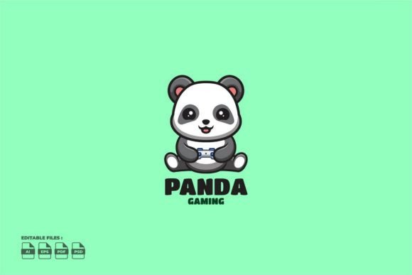 The Gaming Panda: Your Editable Vector Mascot for Modern Brands