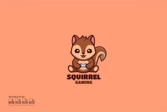 The Kawaii Gaming Squirrel: A Vector Logo's Creative Power