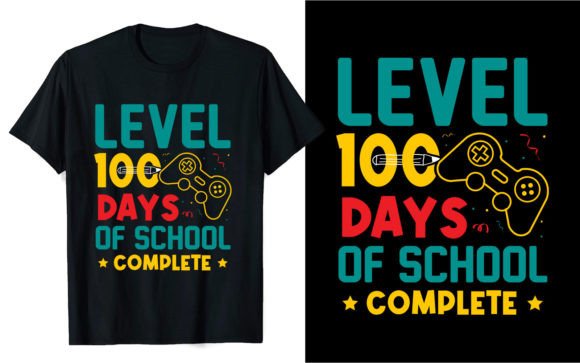 The Ultimate Gaming Shirt for Celebrating 100 Days of School