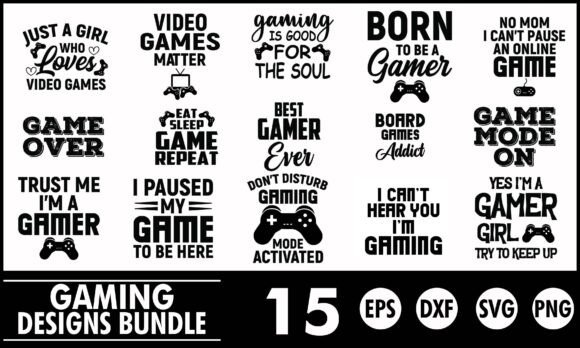 The Ultimate Gaming SVG Bundle for Custom T-Shirt Design
