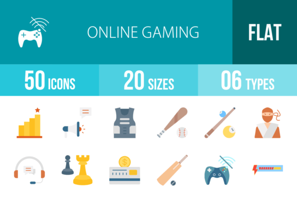 The Ultimate Toolkit: How 50 Online Gaming Flat Icons Elevates Your Digital Projects