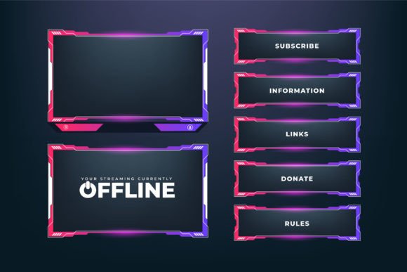 Transform Your Stream with a Futuristic Gaming Overlay Template
