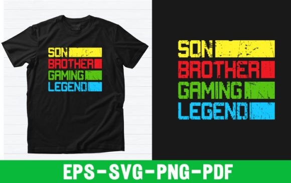 Understanding the Son Brother Gaming Legend SVG Vector File