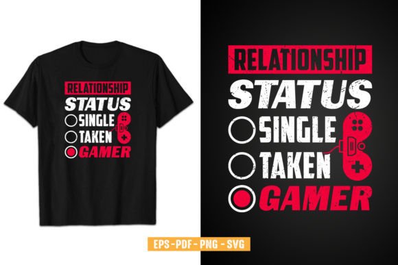Unleashing Your Gaming Persona: The Relationship Status Gamer Lover Design